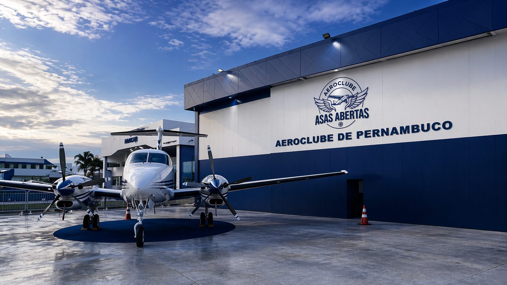 Hangar da Oficina do Aeroclube de Pernambuco
